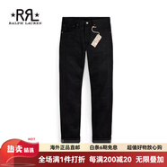 拉夫勞倫（Ralph Lauren）男裝 經(jīng)典款修身版型黑色鑲邊牛仔褲RL90109 001-黑色 30 30