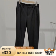 秋水伊人時(shí)尚單褲 黑色 S
