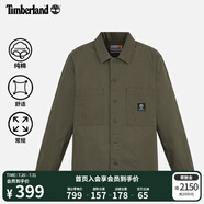 添柏嵐（Timberland）官方男裝襯衫式外套春季新款戶外休閑夾克|A6AV2 A6AV2A58/軍綠色 XL