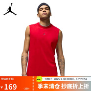 耐克NIKE男無袖背心喬丹 JORDAN Dry-FIT 速干透氣FN5857-687紅L