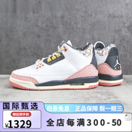 NIKEAir Jordan 3 AJ3白粉色 GS 復(fù)古籃球鞋 441140-100 441140-100 36
