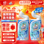 威猛先生（Mr Muscle）強效 潔廁靈 潔廁劑 丁香香型 馬桶清潔 600gX2瓶