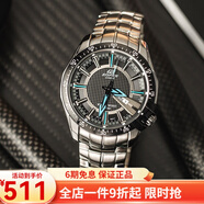 卡西歐（CASIO） 卡西歐(CASIO)男士手表商務(wù)休閑指針鋼帶防水計時腕表送男友禮物 EF-130D-1A2