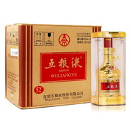 五糧液（WULIANGYE）金裝五糧液 52度500ml濃香型白酒 中秋送禮自飲宴請 京東物流速發(fā) 52度 500mL 6瓶 整箱裝