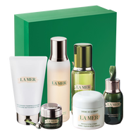 【9成新】海藍之謎奢寵臻享套裝（潔面+煥膚水+精萃水+濃縮精華+眼霜+面霜）修護抗老護膚品套裝化妝品母親節禮物