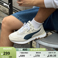 彪馬（PUMA）【復古跑鞋】防滑慢跑鞋男女低幫休閑鞋RIDER FV391925 純白色-午夜藍-03 40