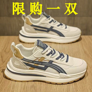 昌祥回力男鞋夏季2025新款百搭潮牌網(wǎng)面潮鞋子男透氣跑步運動鞋厚底老爹鞋 米蘭 42