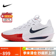 耐克（NIKE）男子 籃球鞋 新年紅 G.T. CUT 3緩震運(yùn)動鞋DV2918-103 紅白色43