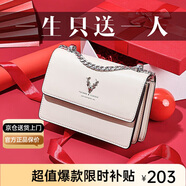 啄木鳥（TUCANO）包包女款2025年牛皮鏈條小方包單肩斜挎包實(shí)用生日禮物