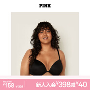 維多利亞的秘密 PINK 夏季圓盤胸內(nèi)衣2805舒適3/4罩杯聚攏外擴(kuò)文胸胸罩無痕聚攏 2ZUO黑色 11202805 75B （34B）