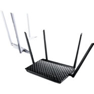 ASUS華碩RTN12AC1200無線路由器光纖家用wifi無線信號雙頻二手 華碩AC1200 1200M黑白色隨機