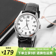 卡西歐（CASIO）手表男 日期顯示 防水商務休閑石英手表 時尚學生男表父親節(jié)禮物 MTP-1183E-7B