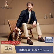 暇步士（Hush Puppies）【商場(chǎng)同款】男士商務(wù)皮鞋2025年新款休閑商務(wù)通勤百搭皮鞋 卡布奇諾 39