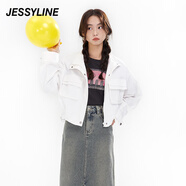 Jessy line短款休閑外套女 412107119 白色 L