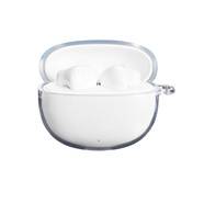 音呢哪適用于vivo TWS A4 耳機(jī)保護(hù)殼藍(lán)牙耳機(jī)保護(hù)套硅膠套軟套一體耳機(jī)套防摔套個(gè)性簡(jiǎn)約防塵防震收納包 透明TPU分體保護(hù)套【送掛鉤圓環(huán)】 vivo TWS A4