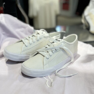 彪馬（PUMA）情侶帆布鞋 夏季黑白純白百搭男女休閑板鞋小白鞋369116 369116-02 純白 39