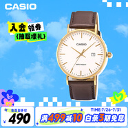 卡西歐（CASIO）手表男學(xué)生休閑簡約考試防震石英表送男友禮物MTH-1060GL-7A