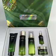 草舍名院護膚品套裝禮盒活性肽極光五件套鮮顏補水保濕套極光緊致水光套 海藻潤彈保濕補水套(升級版)