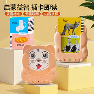 山頭林村跨境英文Flash Cards兒童益智閃存卡卡片機(jī)早教插卡機(jī) V3立貓-224英文雙向條碼