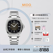 美度（MIDO）瑞士手表 舵手系列 TV款 長動能 商務休閑 機械鋼帶男表