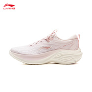 李寧（LI-NING）【劉詩雯同款】凌波休閑慢跑鞋女鞋25秋季時尚透氣舒適回彈運動鞋 桃若粉-5 37