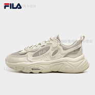 FILA斐樂(lè)MARS 1S+女鞋復(fù)古運(yùn)動(dòng)鞋2024年秋季款跑步鞋火星鞋 燕麥色-OM-女 37.5