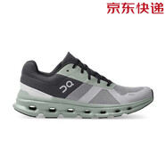 On Running?跑同款Cloudrunner 舒適緩震支撐男女款路跑鞋訓(xùn)練運(yùn)動(dòng)鞋公路休 合金灰/苔蘚綠 41