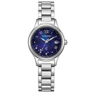 西鐵城日本原裝女士手表  xC光系列光動(dòng)能多局電波萬(wàn)年歷鑲鉆輕奢腕表 ES9490-95L 限量款