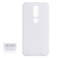 中性光纜適用諾基亞X6手機殼NOKIAX6磨砂TPU軟殼X7糖果保護套硅膠 透白 諾基亞X6