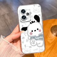 良友情Redmi 14C 12c紅米13c 13r 10a手機殼8A線條小狗9A情侶防摔軟膠套 線條帕恰狗DSA004透明殼 紅米 13C