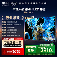 FFALCON雷鳥 【固定掛架送裝一體】鶴6 25款 65英寸電視 家電國家補(bǔ)貼 288Hz 游戲電視機(jī)65S595C鶴625款