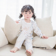 雅贊【商場(chǎng)同款】【特價(jià)】?jì)和锒瑑纫绿籽b秋衣秋褲中小童秋衣秋褲 【特價(jià)】鹿鳴（圓領(lǐng)套頭） 130