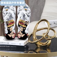 維諾亞海賊王人字拖男女生卡通戶(hù)外沙灘防滑夾拖潮流時(shí)尚情侶涼拖鞋 白色821海賊王 36-37