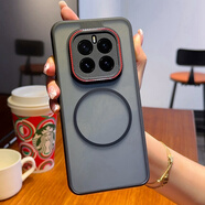 羽唐適用于努比亞 紅魔10Air手機殼高級鏡頭全包式鏡頭輕奢透明磨砂黑防摔保護套 【徠卡系列*紅圈攝像頭+磁吸】 努比亞 紅魔10Air