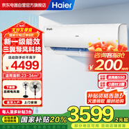 海爾雷神者空調(diào)掛機(jī)2匹一級(jí)能效 國(guó)家補(bǔ)貼20% 家用臥室客廳變頻冷暖壁掛式自清潔KFR-50GW/22KEA81U1
