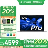 聯(lián)想小新Pro14全新筆記本電腦2025補(bǔ)貼20%標(biāo)壓酷睿i7/TB14/V14 3D建模視頻剪輯游戲辦公大學(xué)生網(wǎng)課手提 升級13代i5H  32G 1T TB14｜力薦 IPS全高清屏 獨(dú)顯級顯卡 