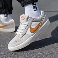 耐克（NIKE）鞋男鞋 官方艦店官網(wǎng)夏季運(yùn)動(dòng)鞋經(jīng)典皮質(zhì)滑板鞋休閑鞋 007/淺銀灰 40 /250