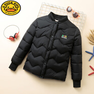 G.DUCKKIDS兒童羽絨服男童女童小棉襖加絨加厚中大童校服神器棉衣內膽學(xué)生 18#黑色 羽絨棉內膽 110 【建議身高90-100CM】
