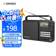 山水M36老人全頻收音機(jī)老年人充電插卡迷你藍(lán)牙音箱便攜隨身聽(tīng)FM調(diào)頻廣播音響音樂(lè)播放器黑色