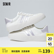 Semir德訓(xùn)鞋男鞋春秋季休閑鞋子板鞋運(yùn)動(dòng)鞋男SFYM233656 白灰 44