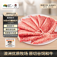真牛館澳洲和牛原切MB45嫩肉片200g  火鍋食材 牛肉片【真原切】