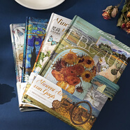 子亦油畫(huà)風(fēng)筆記本文藝復古筆記本手賬本高顏值加厚精裝本女孩摘抄精致磁扣本日記本記事本開(kāi)學(xué)文具 星夜【復古梵高】全彩80張