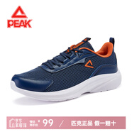 匹克（PEAK）運動鞋男春夏跑鞋男輕便網(wǎng)面透氣休閑秋冬防潑水革面運動跑步鞋男 深海蘭【清爽網(wǎng)面】 39