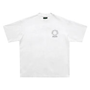 ZZ&FFFFF馬思唯夏季新款上衣印花T恤男情侶基礎(chǔ)潮牌短袖體純棉圓領(lǐng)休閑 白色 白色 S S