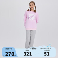 NIKE3BRAND 耐克童裝男女童2025年純棉毛圈衛衣+褲子套裝
