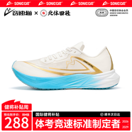 音速貓【冠軍同款】逆天PRO1.5跑鞋全掌碳板雙氣墊跑步鞋男女學(xué)生體考 天空藍【尊享官方大禮包】 36