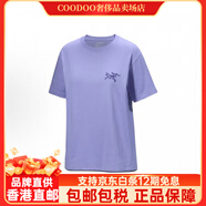 始祖鳥(niǎo)（ARC'TERYX）現貨Arcteryx始祖鳥(niǎo)KraggLitte Bird純色刺繡鳥(niǎo)標短袖T恤女款 淡紫色 XL