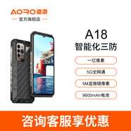 AORO【遨游】A18 5G三防熱成像智能手機紅外測溫工業(yè)專(zhuān)業(yè)級手機億級像素大電池款防爆石油化工廠(chǎng)手機 A18-熱成像(三防款)12+256G