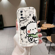 尚閃千適用于vivoX27手機殼可愛(ài)kt貓卡通帕恰狗磨砂硅膠軟套全包防摔 【腮紅帕恰狗-單殼】 X27