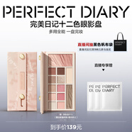 完美日記（PERFECT DIARY）云紗眼影綜合盤16g腮紅高光一盤多用長效生日禮物送女友